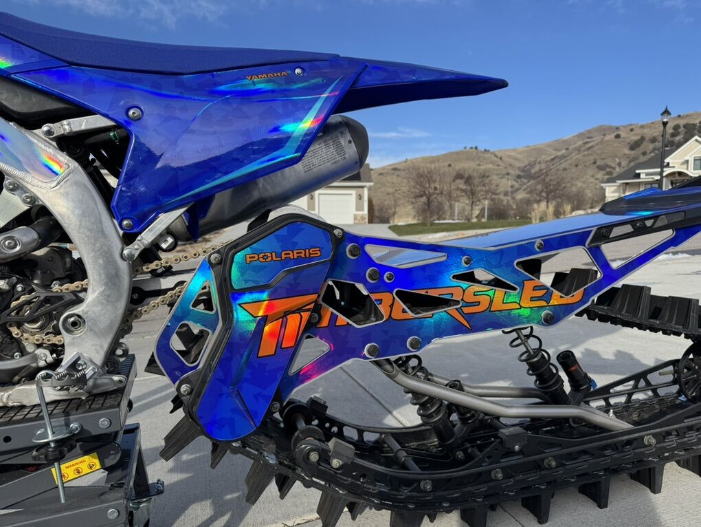New 2024 Yamaha YZ 450F/Riot 3Pro Snowbike