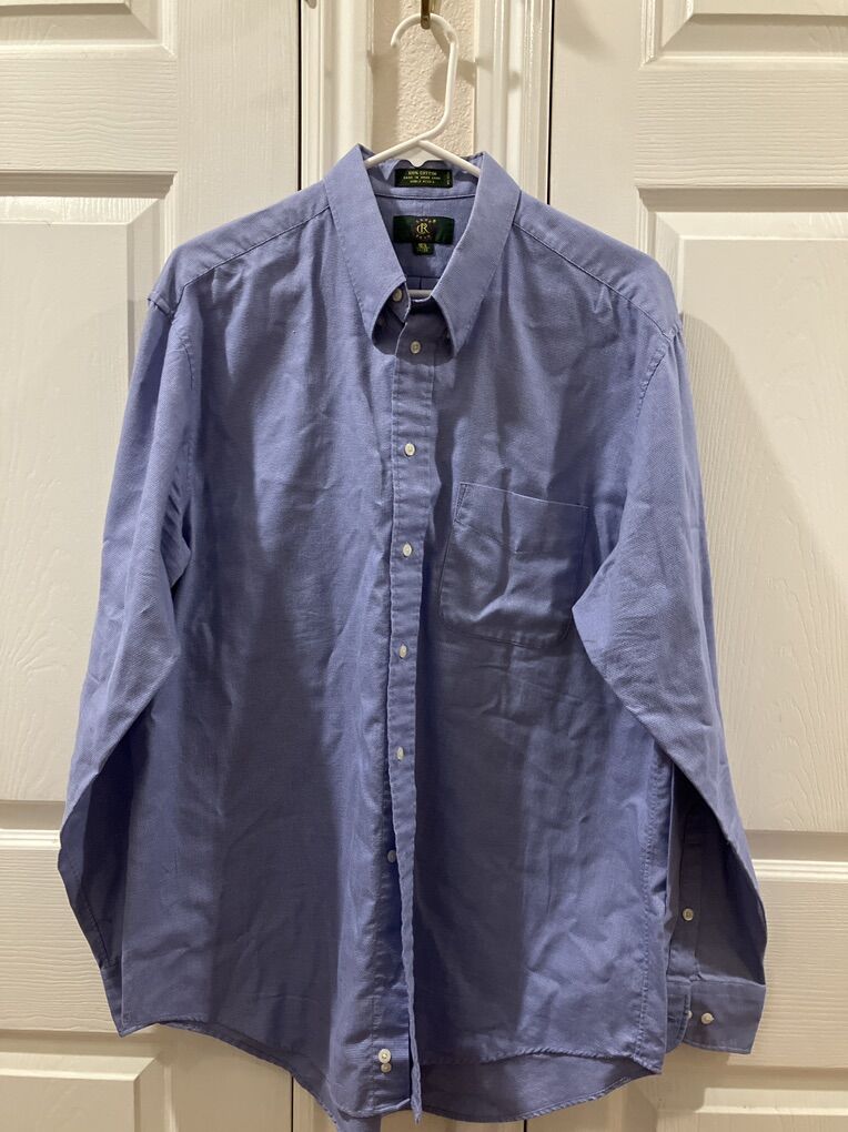 Light Blue Club Room Button Up Dress Shirt