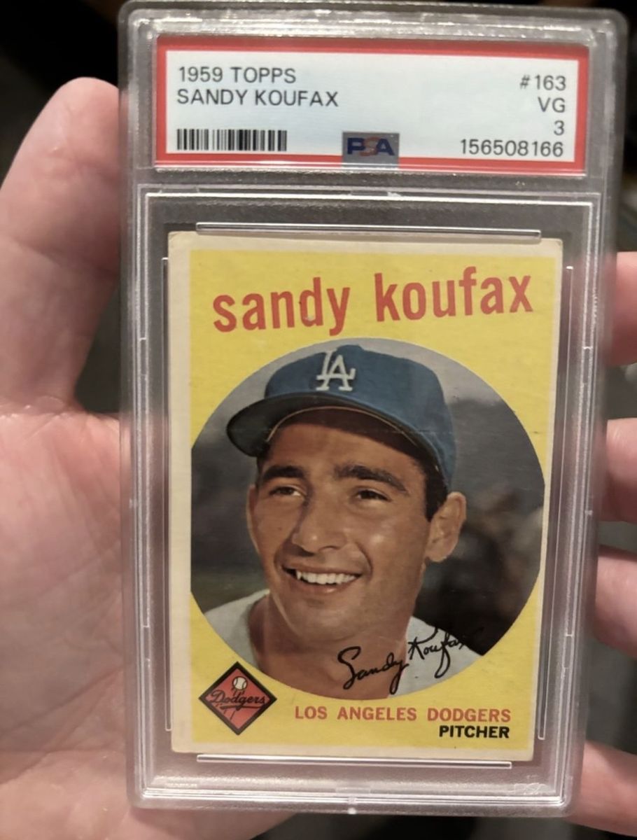 1959 Topps Sandy Koufax #163 PSA Graded