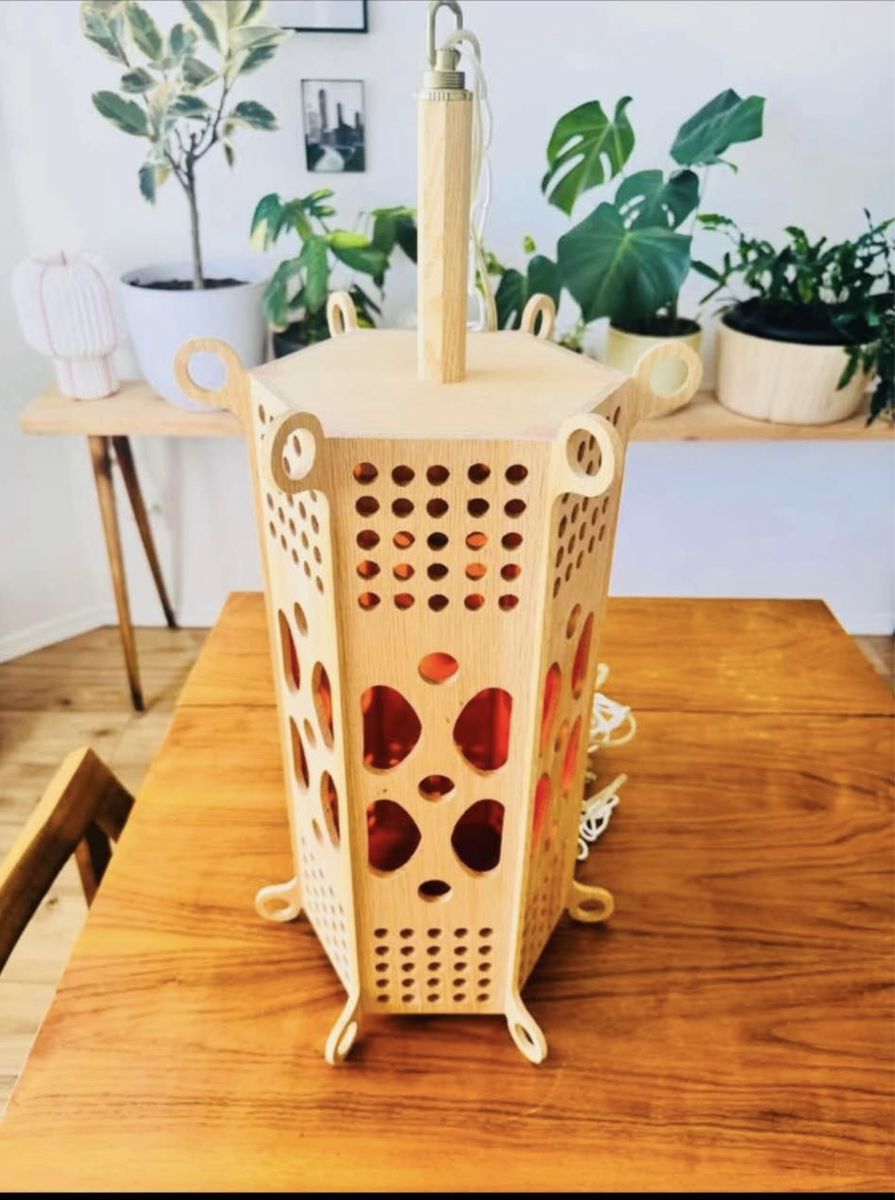 Mid century modern style swag light