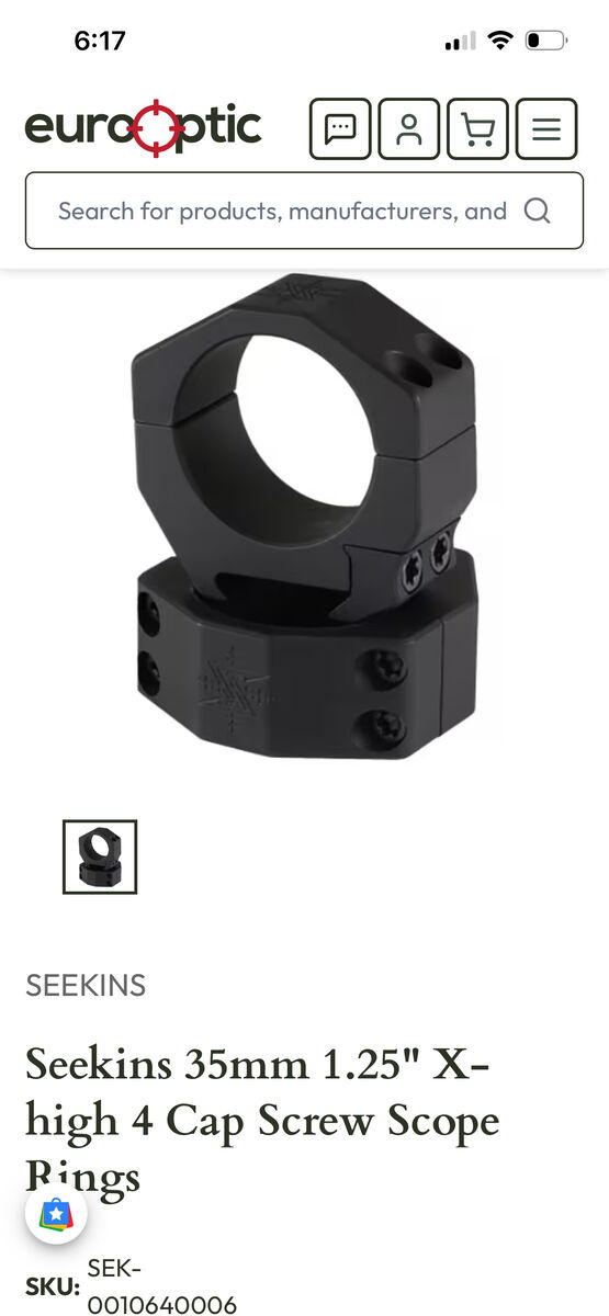 Seekins Precision Scope Rings