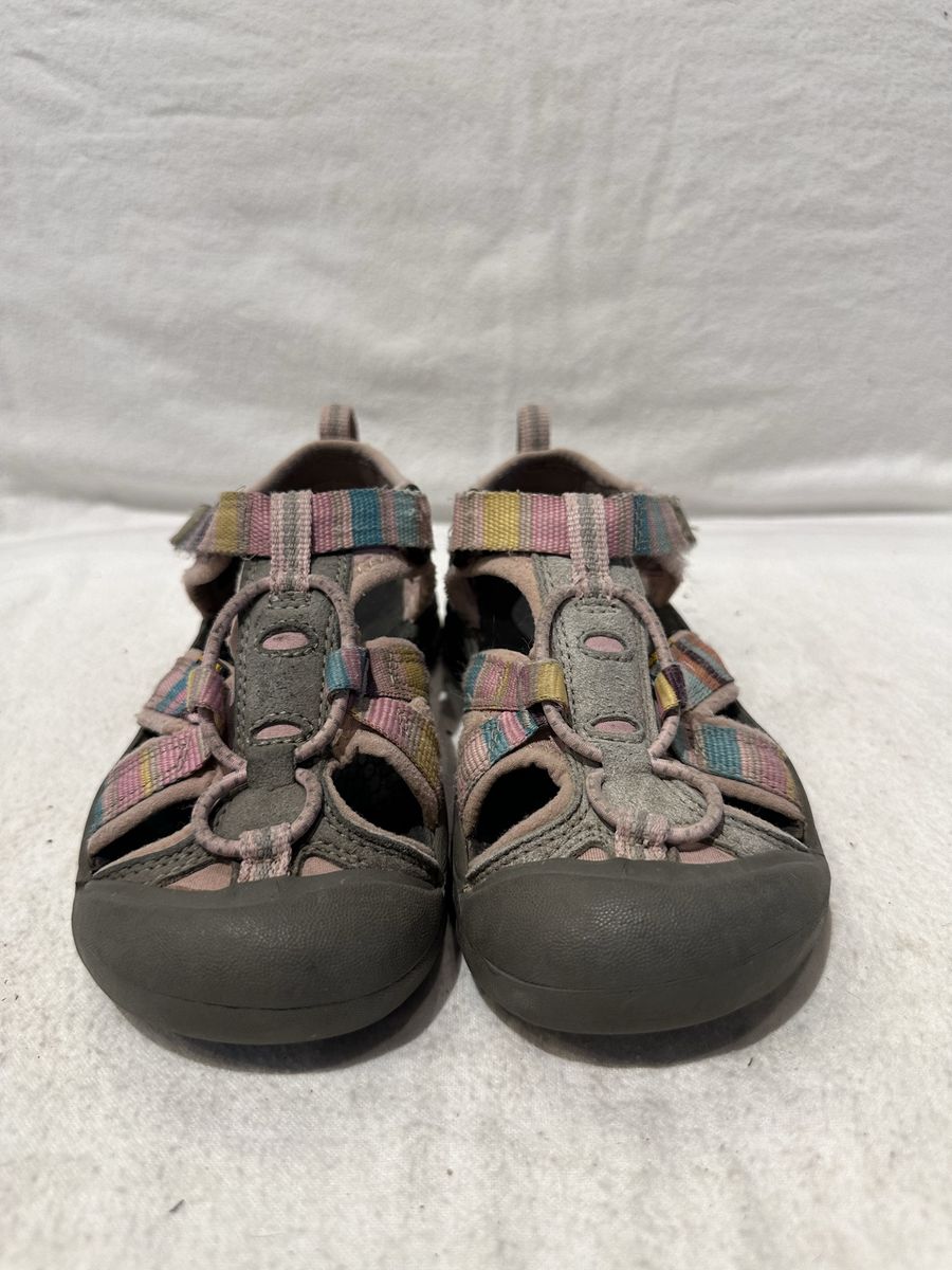 Keen toddler, size 12 pink striped washable, hiking sandals