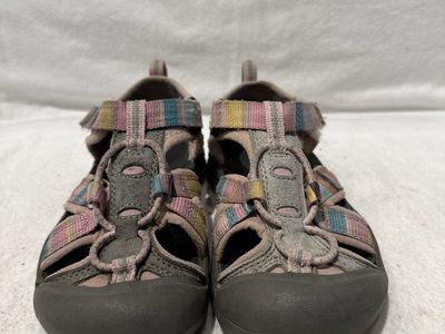 Keen toddler, size 12 pink striped washable, hiking sandals
