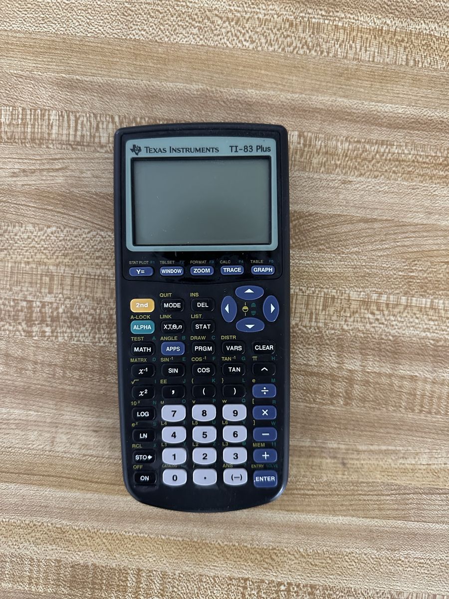 Texas Instruments TI-83 Plus Graphing Calculator, Black