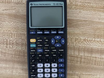 Texas Instruments TI-83 Plus Graphing Calculator, Black