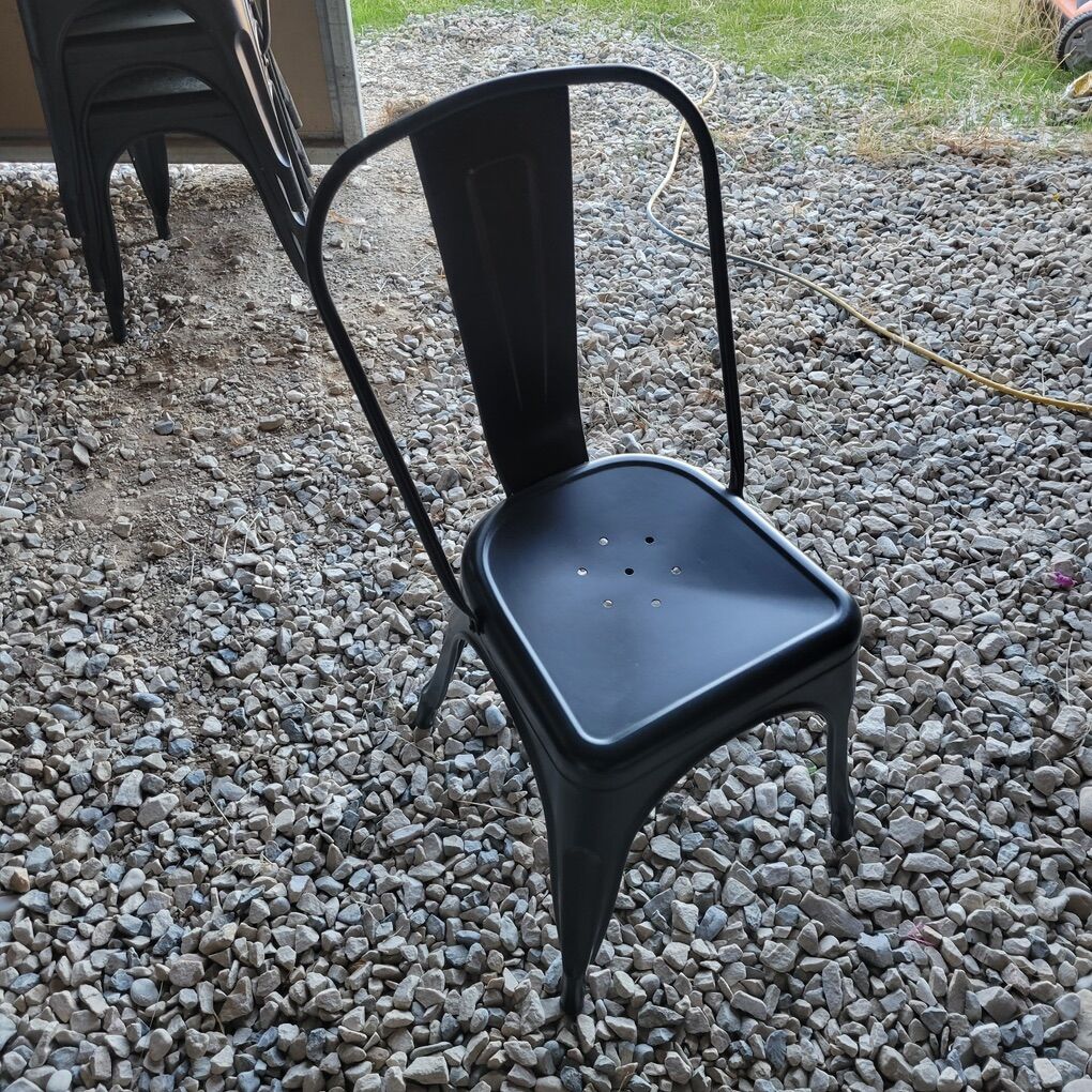 Metal Stackable Chairs