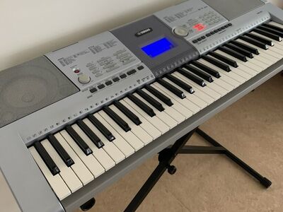 Yamaha Touch Sensitive Piano, Adapter & Stand