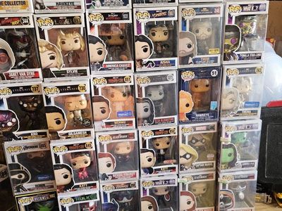 Funko Pop! Marvel Vinyl Figure Lot - Avengers, Eternals, Hawkeye & MCU Collectibles In Boxes