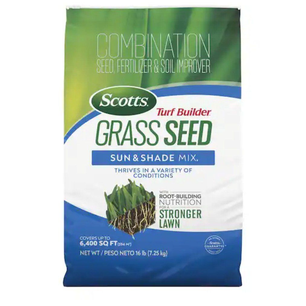 Scotts Turf Builder Grass Seed. Sun & Shade Mix.