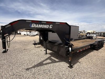 7x28 Diamond C HDT-GN 307 Equipment Trailer - 24K GVWR -