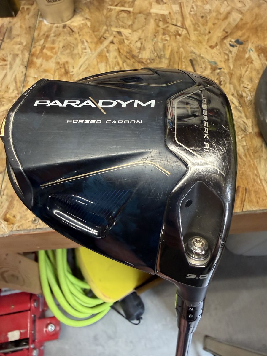 Callaway Paradym 9 Degree Driver Right Hand with Winn Dri-Tac Midsize Grip