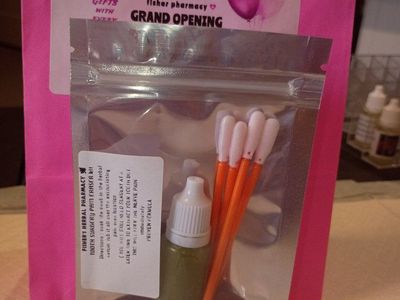 Fisher Herbal Pharmacy Tooth Surgery Pain First Aid Kit - Herbal Swabs for Nerve Pain Relief