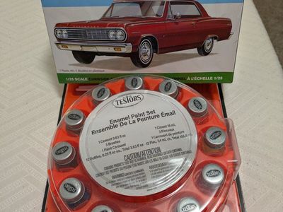 1964 Chevelle Malibu SS kit and enamel paint set
