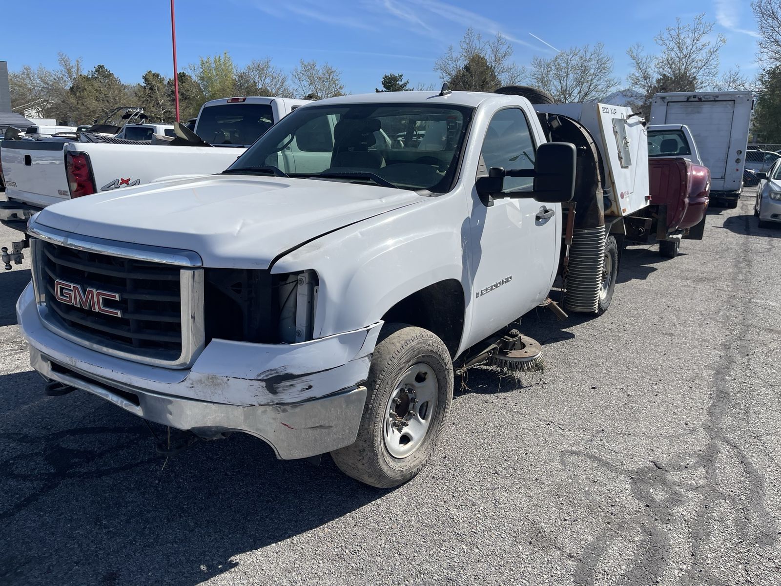 GMC Sierra HD Street Sweeper Truck - Parts or Repair