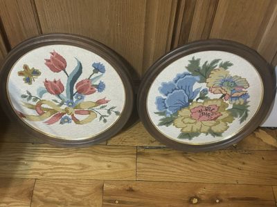 Vintage Needlepoint pictures