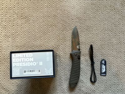 Benchmade 570CAMO-2001 Limited Edition Presidio II EDC Folding Knife - Used