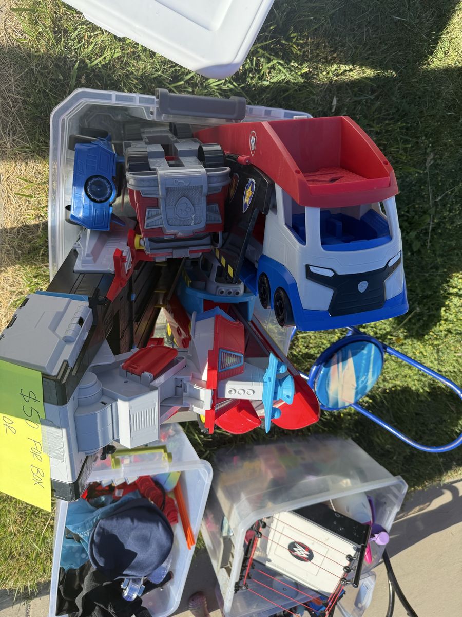 Paw patrol toys!