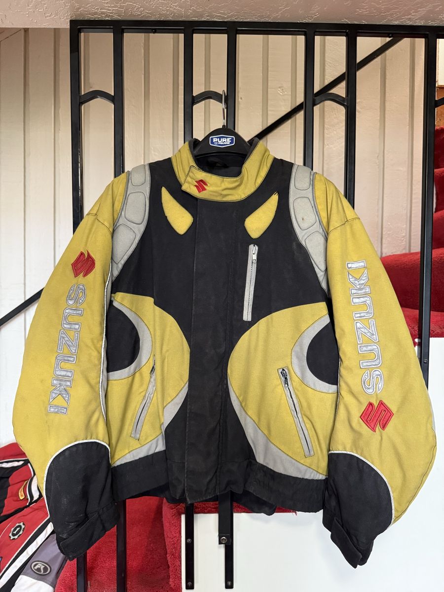 Suzuki branded motorcycle jacket