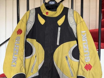 Suzuki branded motorcycle jacket