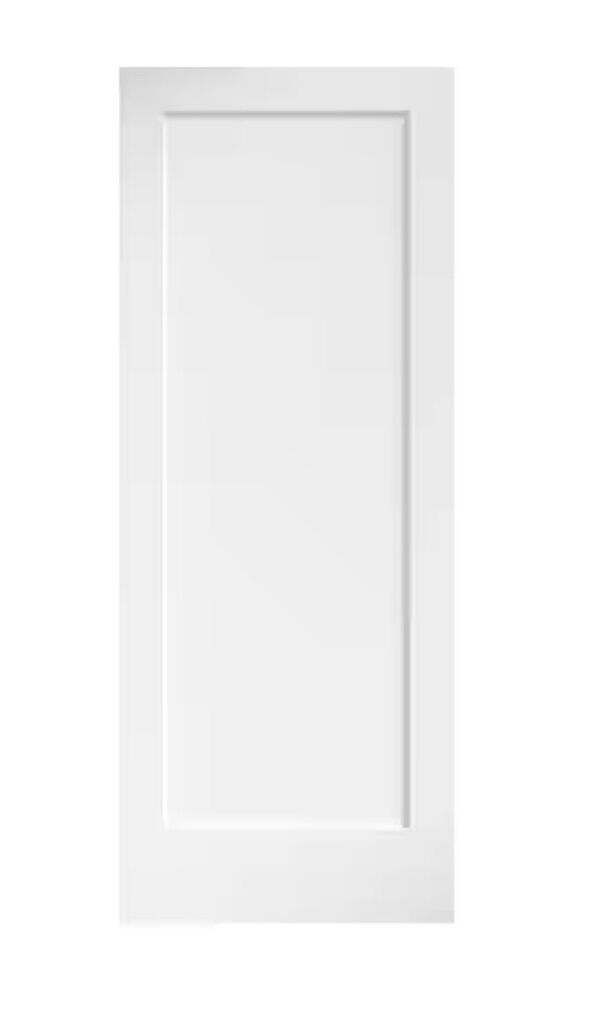 Shaker 1-Panel Solid Core Wood Interior Slab