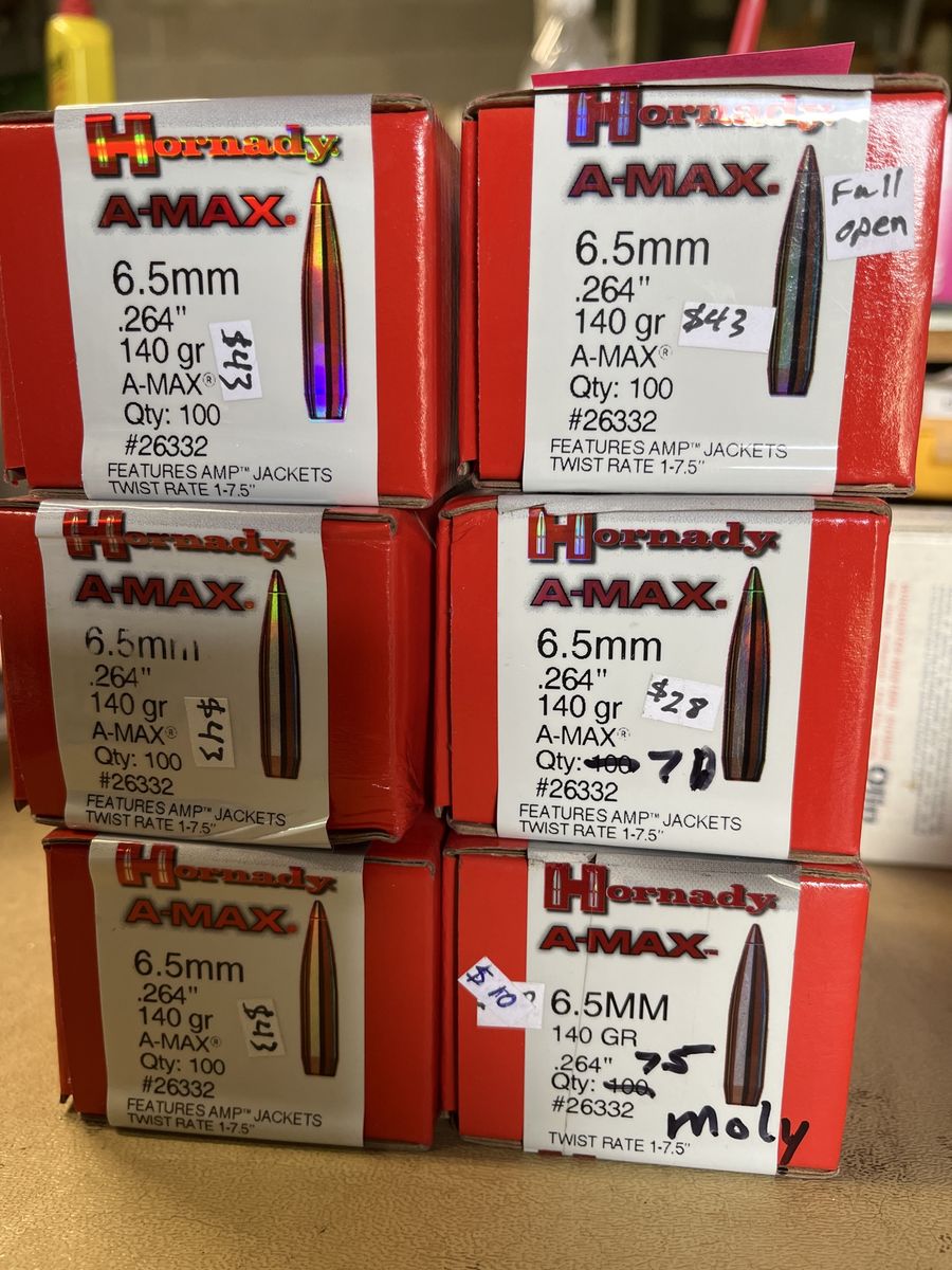 6.5 Cal. 140 Gr Amax.