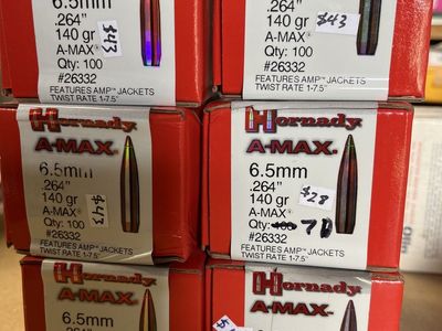 6.5 Cal. 140 Gr Amax.