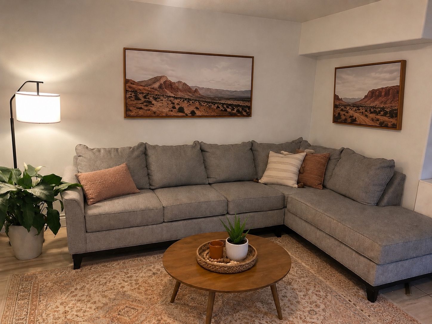 Large Grey Sectional