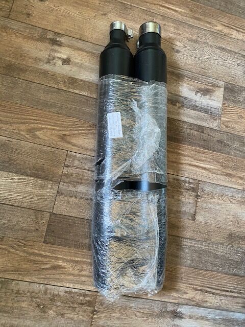 Harley-Davidson OEM Black Touring Exhaust Mufflers 2017-2023