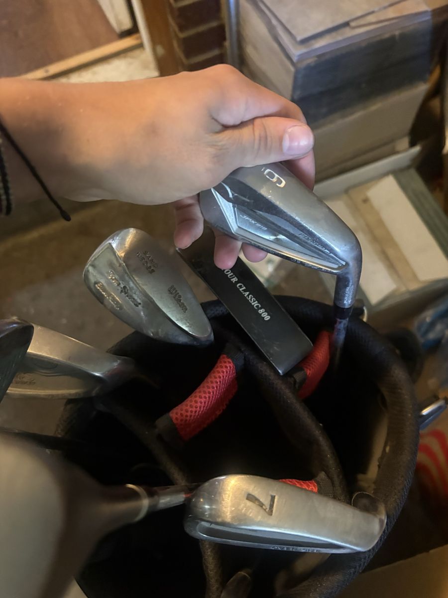 Used Golf Clubs - Mixed Set with Titleist DTR, Wilson, and Precision II Woods & Irons
