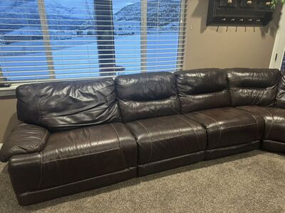 Leather Sectional