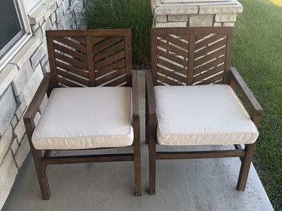 Set of 2 Patio Chairs