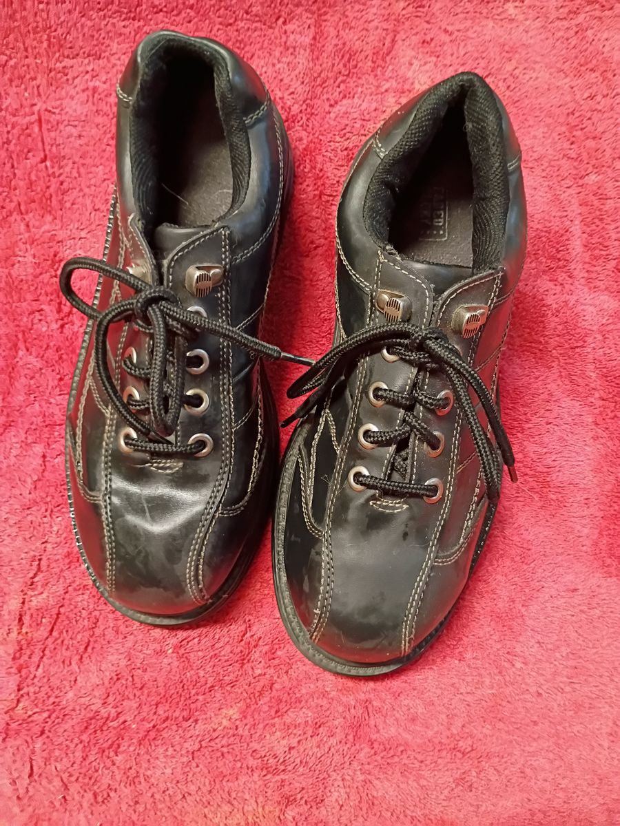 Faded Glory Men's Black Casual Casual Work Oxford Shoes Size 9