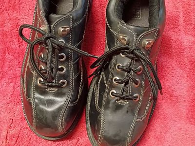 Faded Glory Men's Black Casual Casual Work Oxford Shoes Size 9