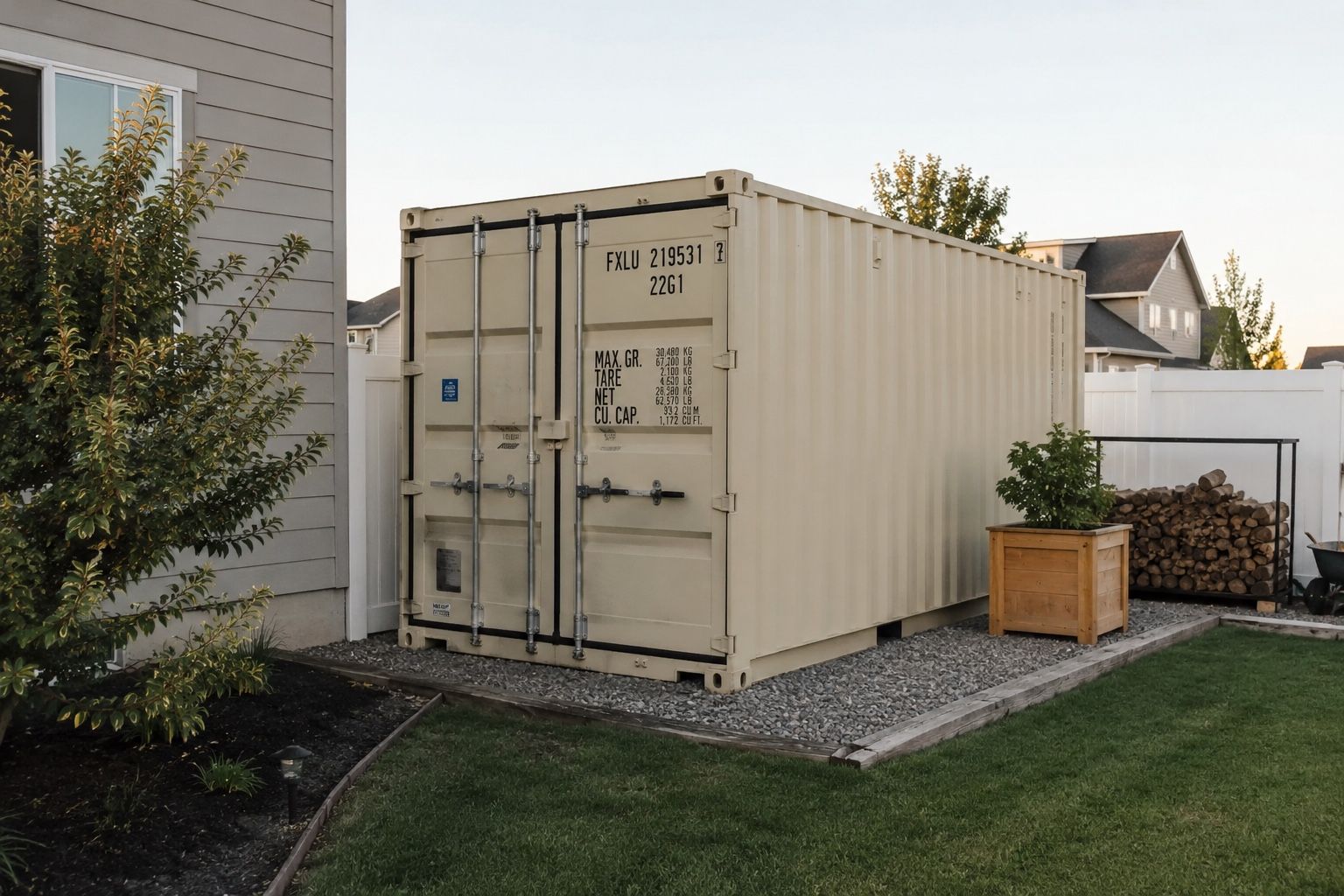 20’ Shipping Container | Backyard Storage | One Trip Conex Box | Delivery Available