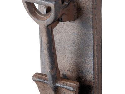 Cast Iron Shovel Door Knocker Vintage Rustic Style