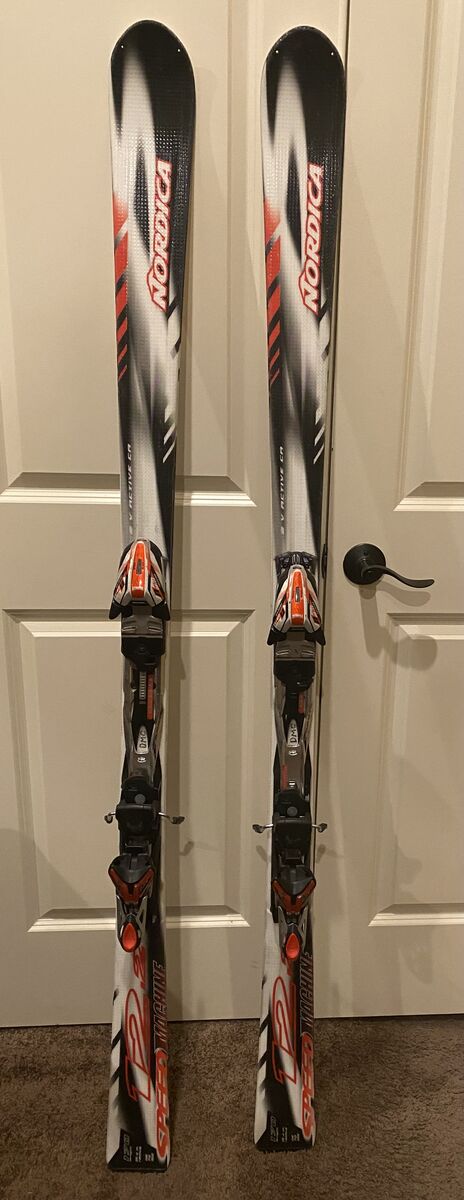 Used Nordica 170 cm Racing Speed machine Skis With Bindings