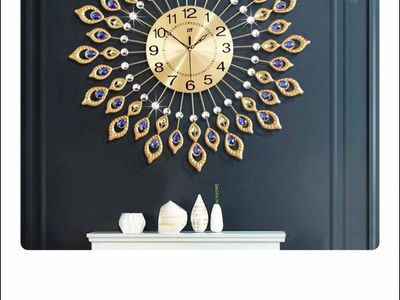 JTWALCLOCK large modern wall clock