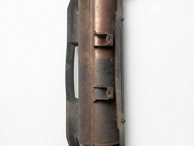 Polaris RZR 900 XP muffler and heat shield assembly