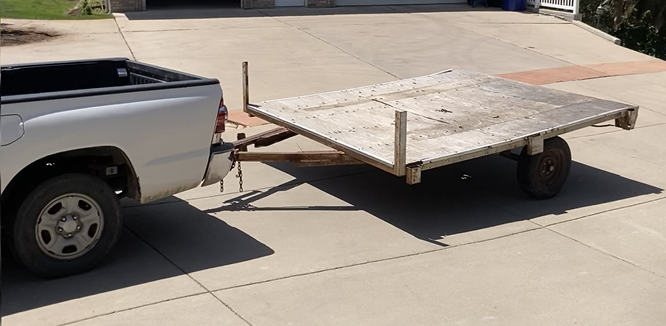 8 X 10 foot Flatbeaad ATV/Utility Trailer