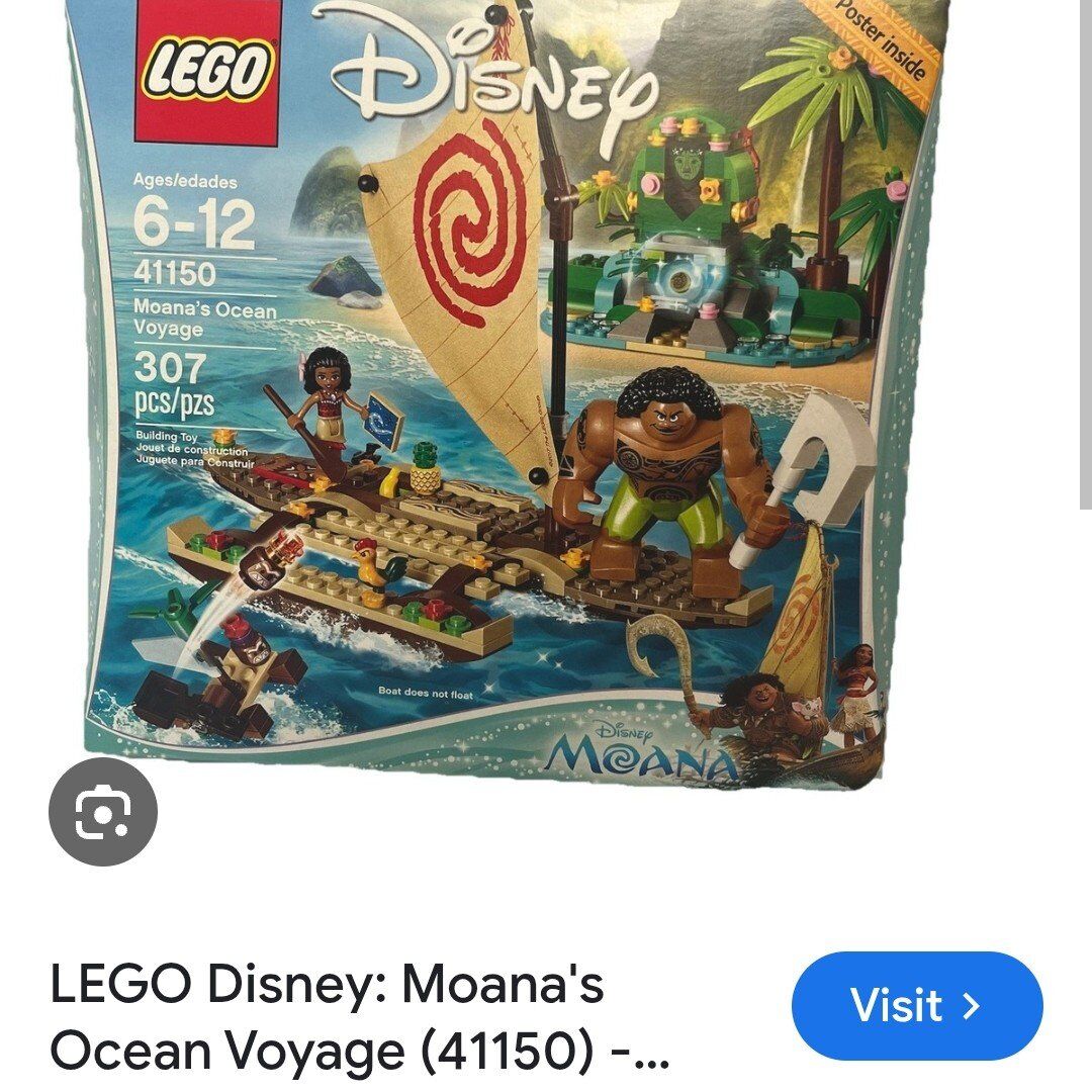 Lego Disney Moana Ocean Voyage #41150