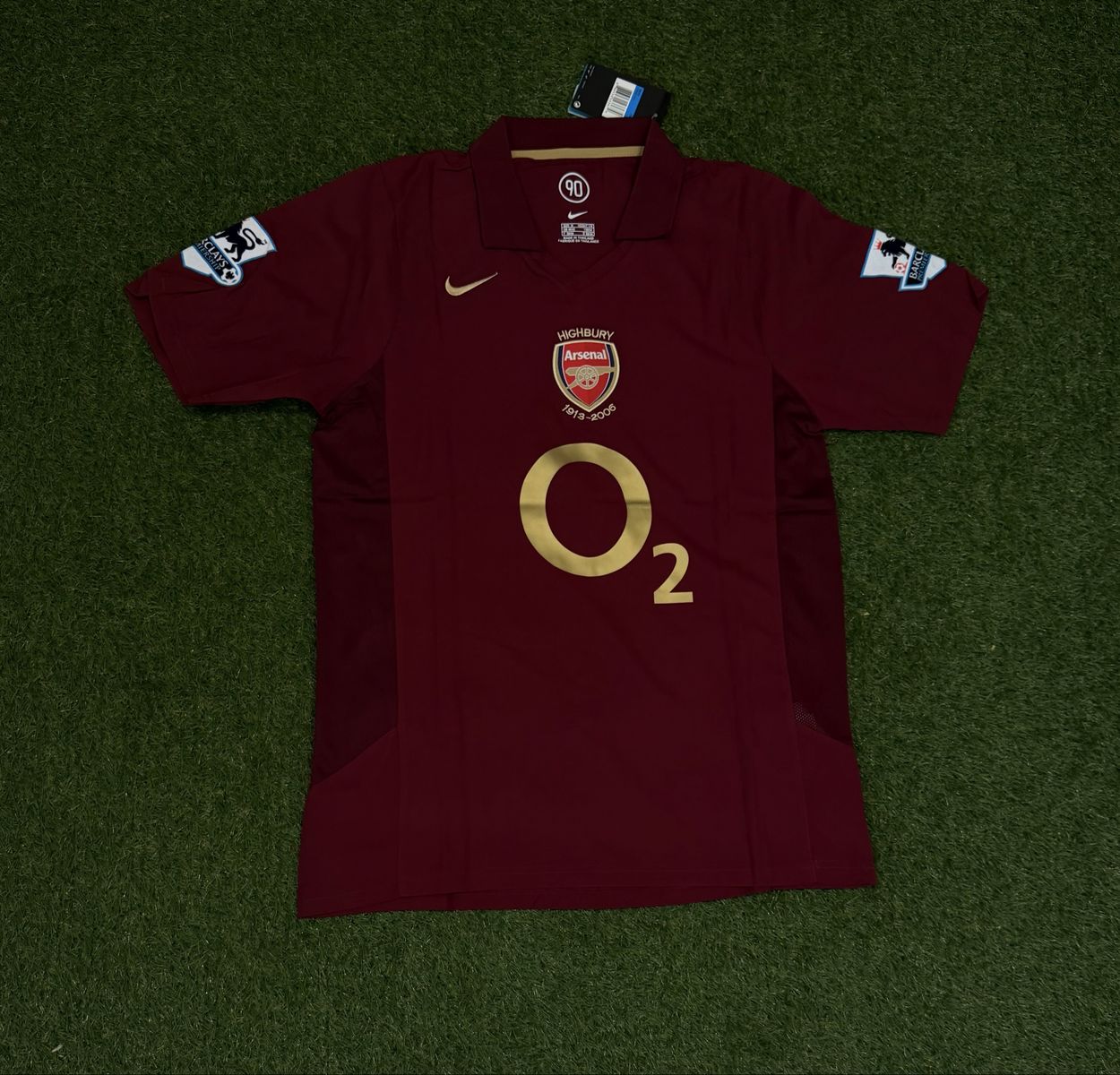 Nike Arsenal Henry 14 Highbury O2 2005/06 Commemorative Soccer Jersey