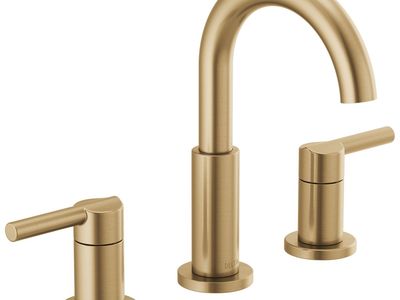 Delta Nicoli Two Handle Widespread Bathroom Faucet Champagne Bronze 35749LF-CZ