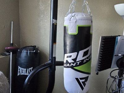 Everlast Heavy Bag Stand with Everlast and RDX Punching Bags, Boxing & MMA Training Set