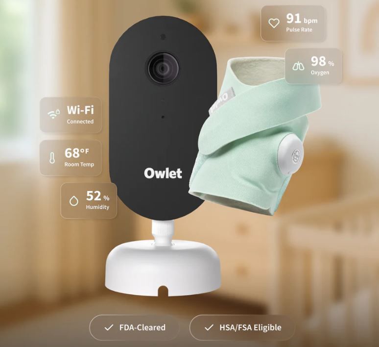 Owlet_Cam 2 & Dream Sock(s) Smart Baby Monitor