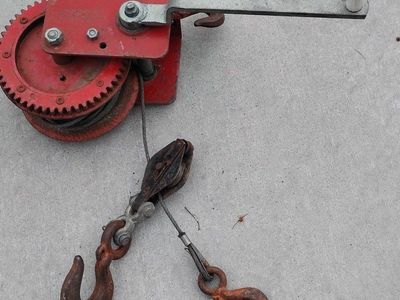 and crank winch snatch block setup towing chains available