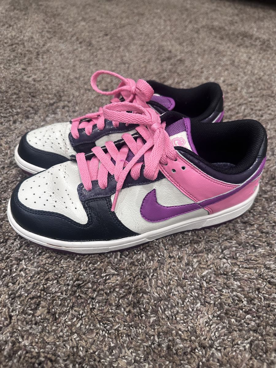 Pink And Purple Nike Dunks