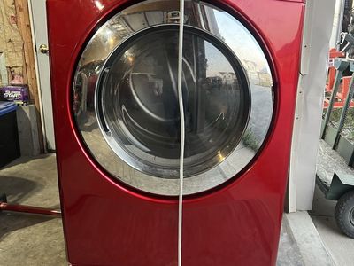 LG DLG2302R Red Front Load Gas Dryer with Sensor Dry - 22.5lb Capacity