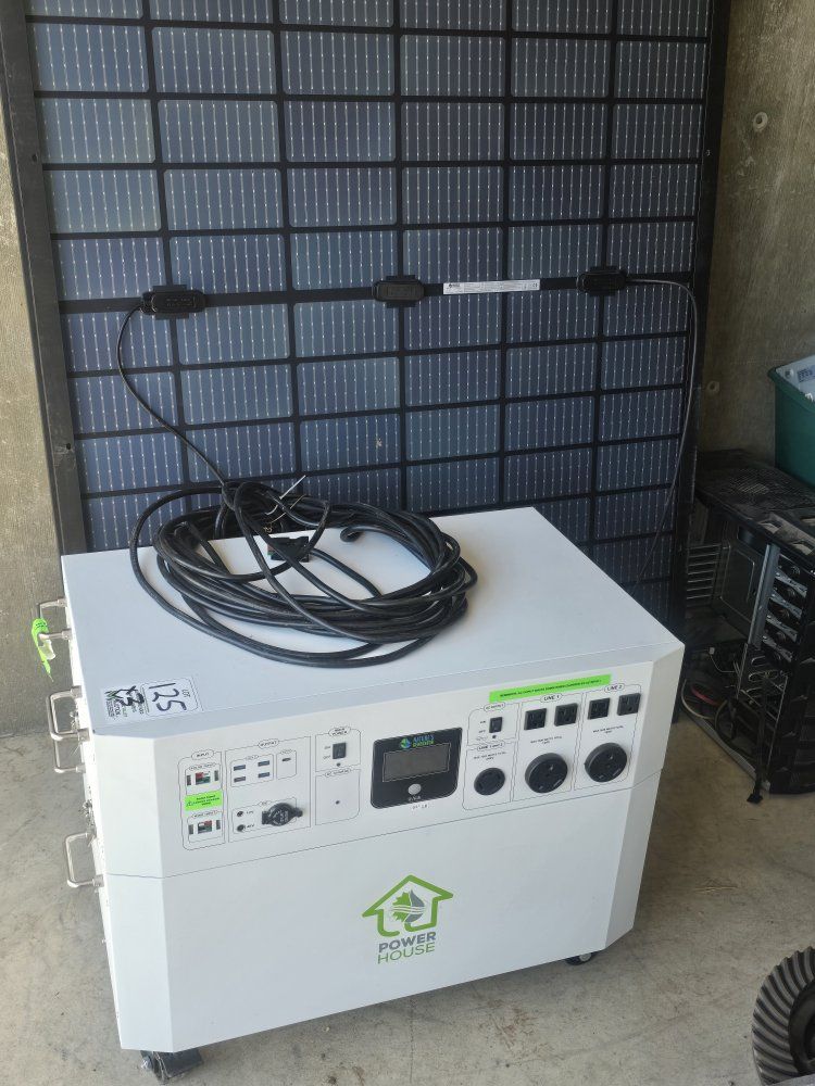 7200w solar generator with panels