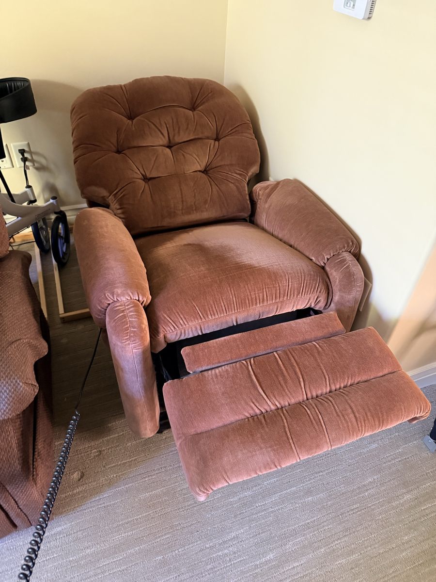 Velvet Electric Power Lift Recliner Armchair with Remote Control