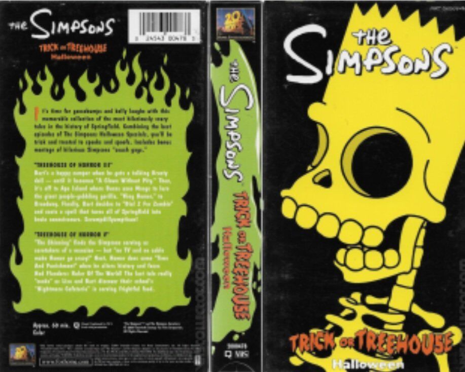 Vintage VHS The Simpsons: Trick or Treehouse - Hal
